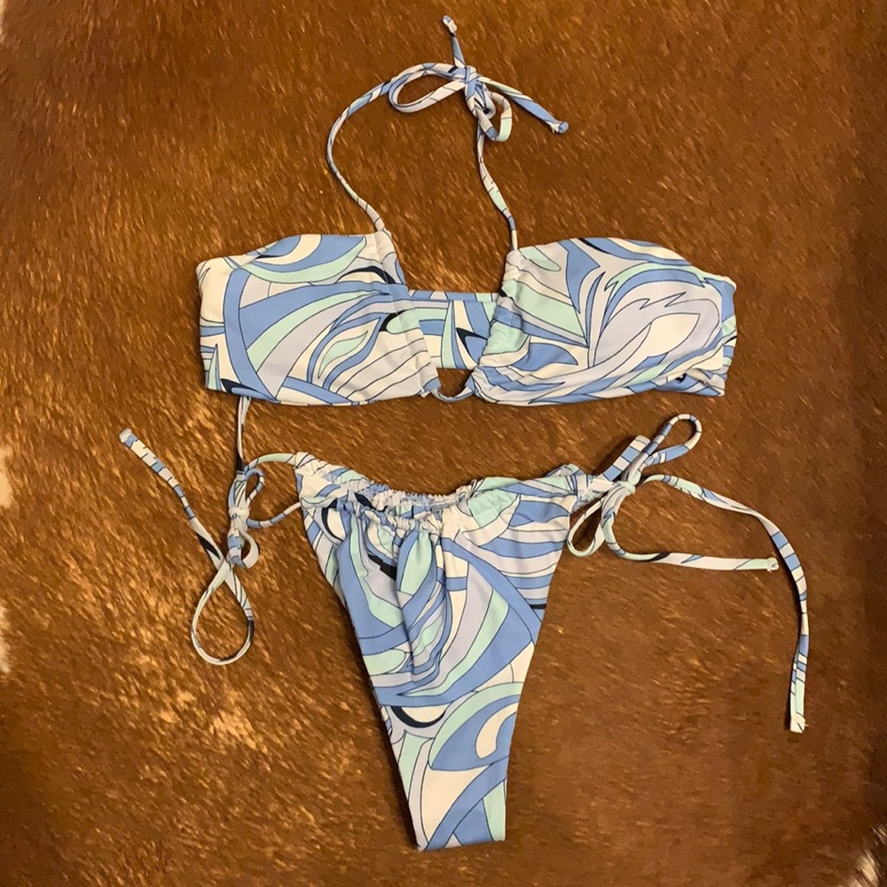 Blue Swirl Bikini